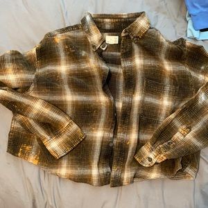 Urban Outfitters cropped flannel